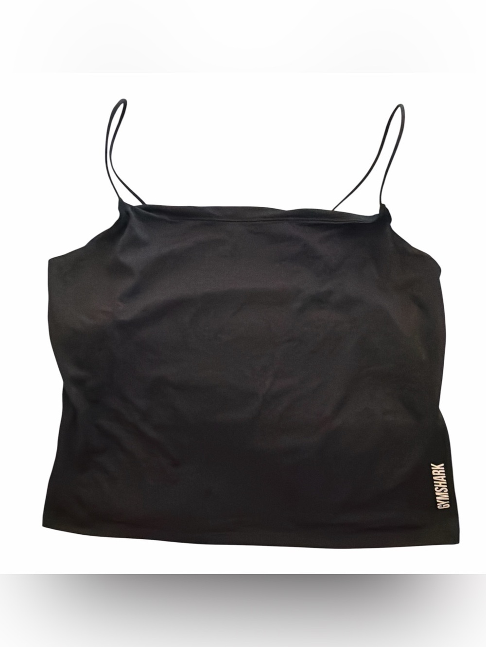 Gymshark Pause Black Slim Spaghetti-Strap Camisole